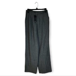 Nasty Gal Wide Leg Tweed Dress Pants Size 2